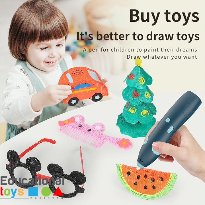 3D Pen for 3D Printing Drawing Pen USB 3D pen plus with safe ...