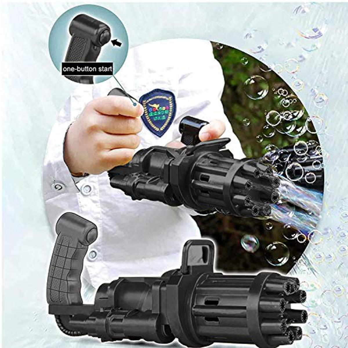 8-Holes Automatic Gatling Bubble Gun – Household Utensils