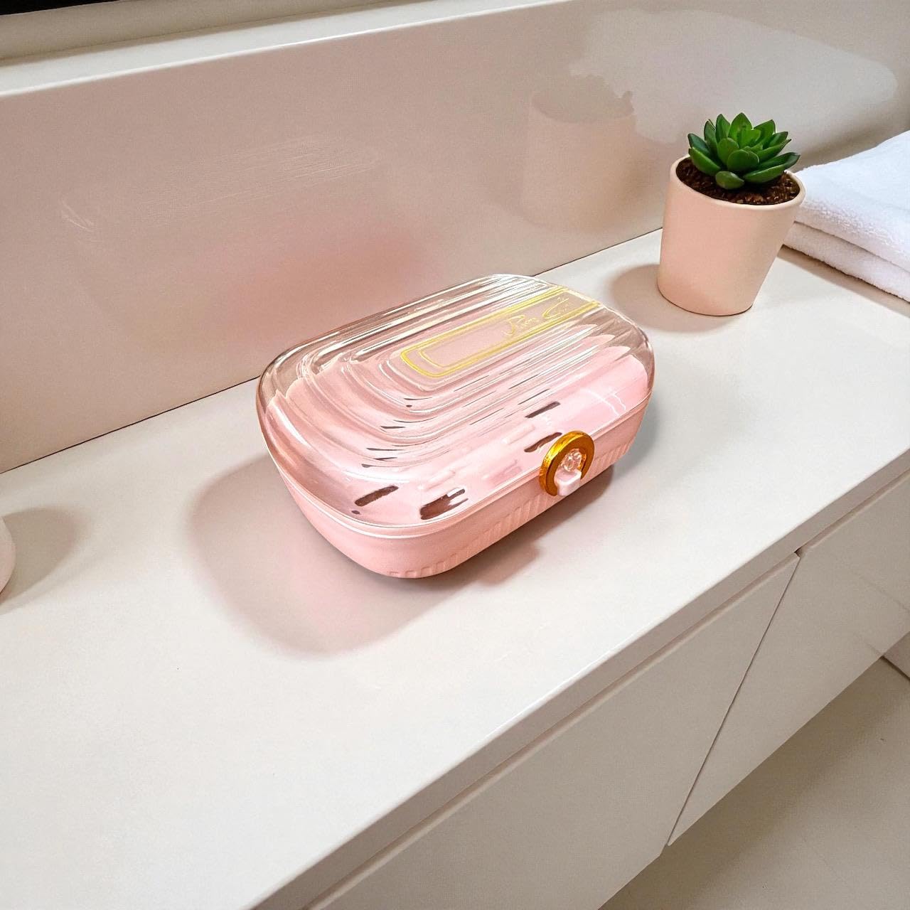 Portable Travel Soap Case with Lid – Waterproof Storage Box