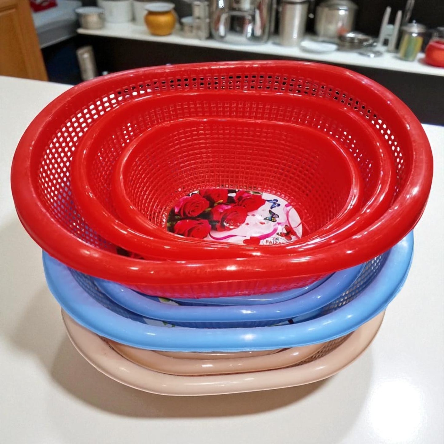 Cherry Basket 2Pc Pair