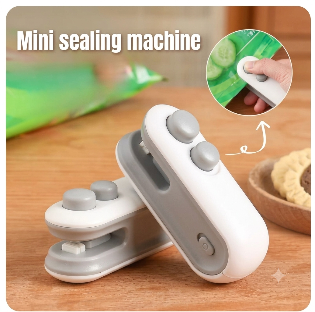 2 in 1 Portable Mini Sealing Machine with Cutter