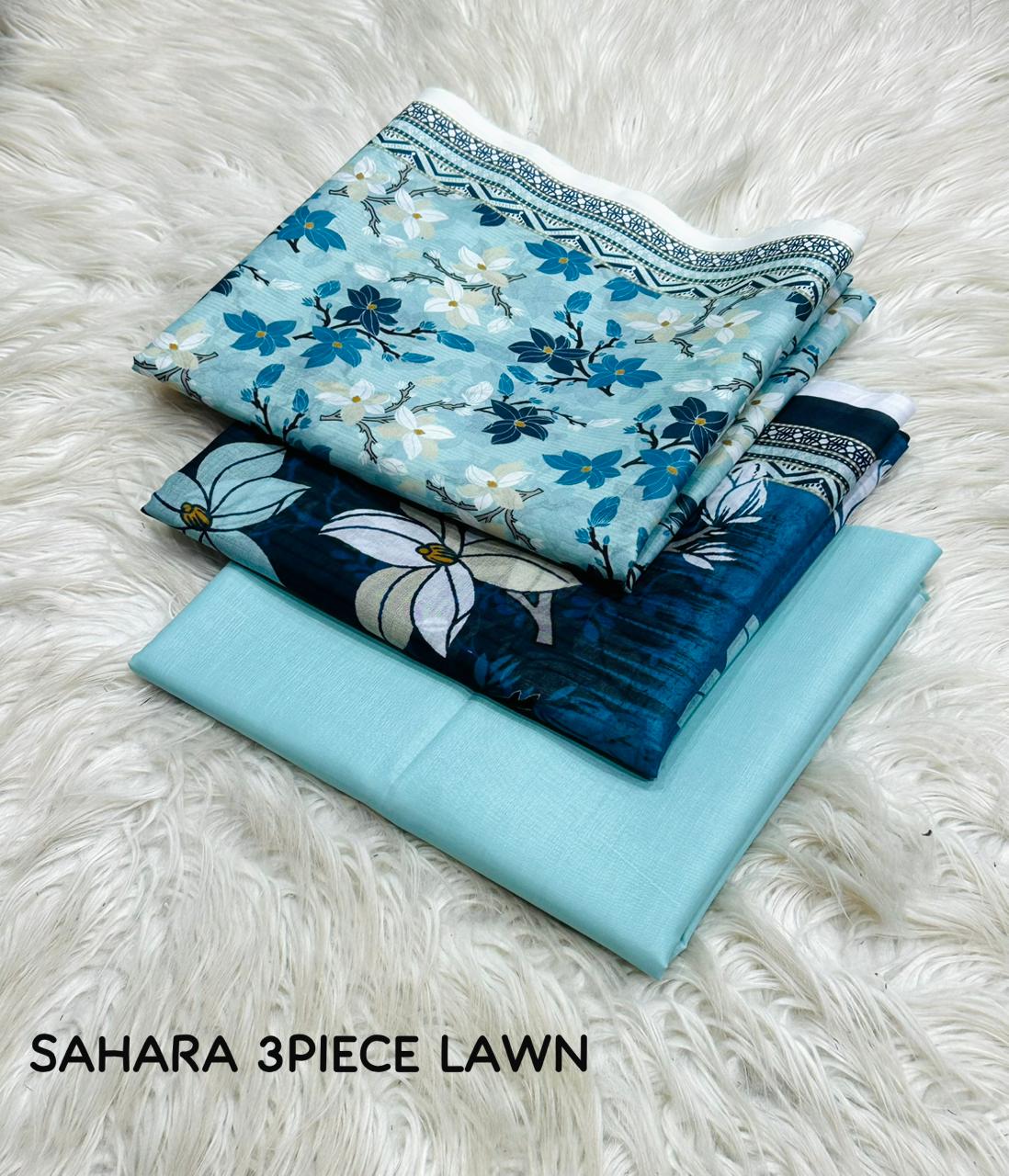 Sahara Lawn Collection 2026 – Premium 3 Piece Suit