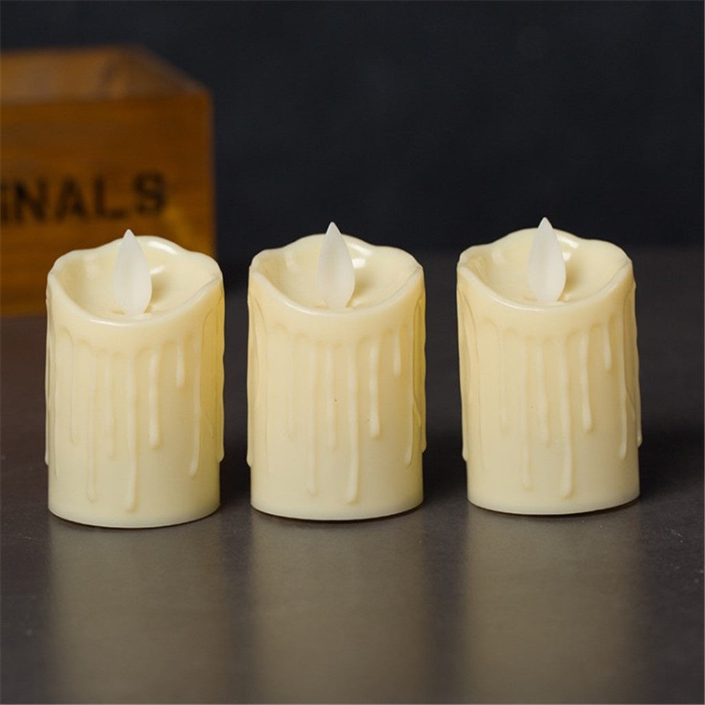 Smokeless Large Rocking LED Candles – Tealight Candles (2 piece)