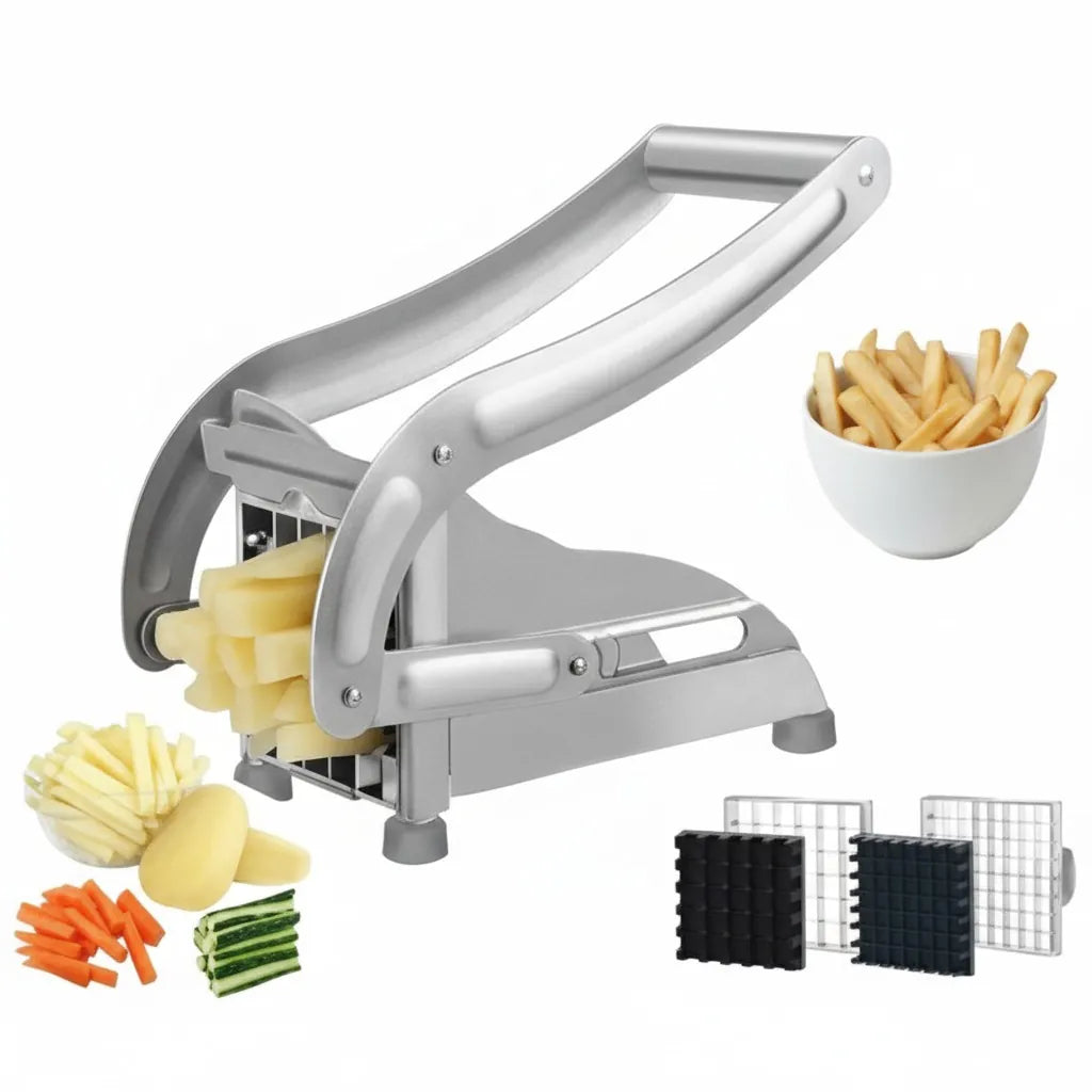 Heavy Duty Stainless Steel Potato Chipper | Commercial Grade French Fry Cutter