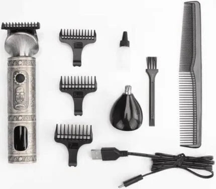 Enzo Professional Vintage T-Blade Wet Dry Hair Trimmer EN-5036B