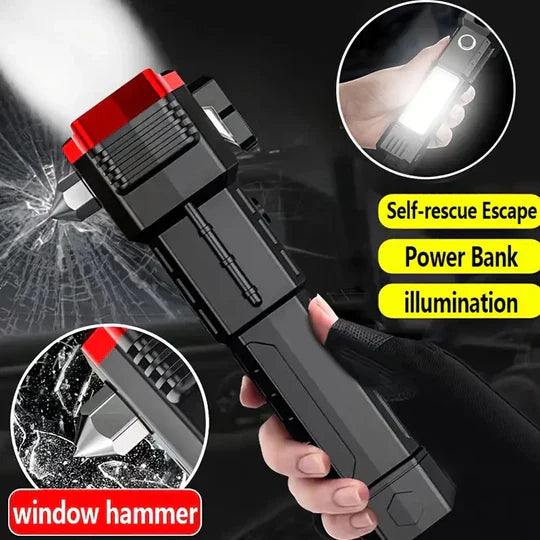 4-in-1 LED Car Emergency Tool