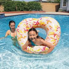 INTEX 56253 Sprinkle Donut Heart Inflatable Tube –