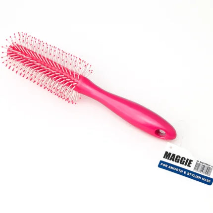 Maggie Pink Paddle Hair Brush for Women – Anti-Static & Detangling Brush for Smooth & Stylish Hair
