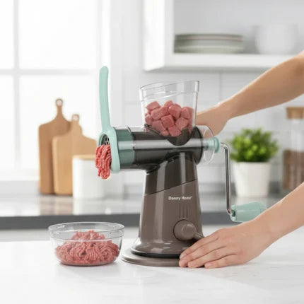 Danny Home Manual Meat Grinder for Kitchen – Hand Crank Meat Mincer