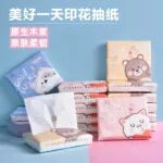 24-Pack Cartoon Cotton Soft Pocket Tissue – Ultra-Soft 3-Ply Facial Tissue with Cute Animal Prints | Travel-Friendly & Skin-Safe