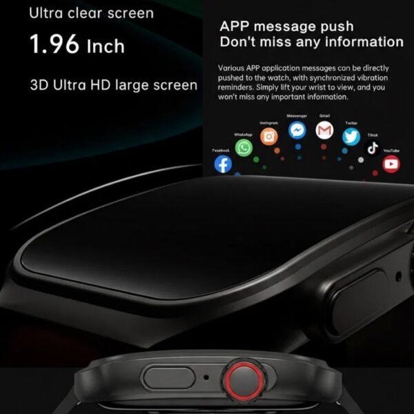 OP88 Smartwatch – Super AMOLED Always-On Display with 3D Flexible Surface Design