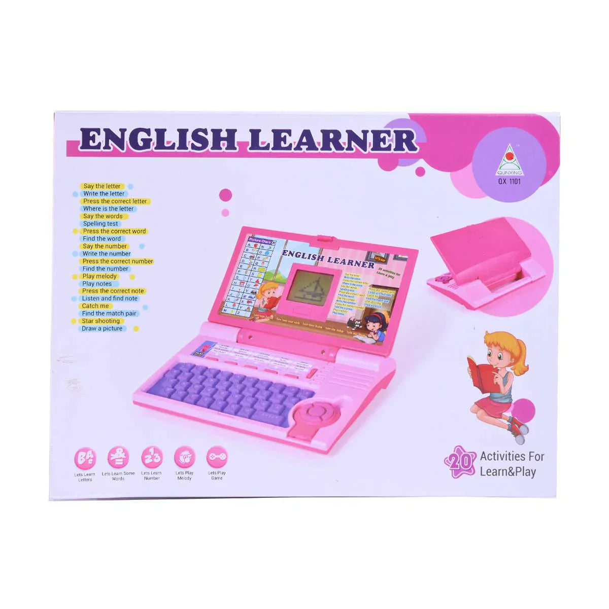 English Learner Laptop - 20 Activities for Language & Learning Fun