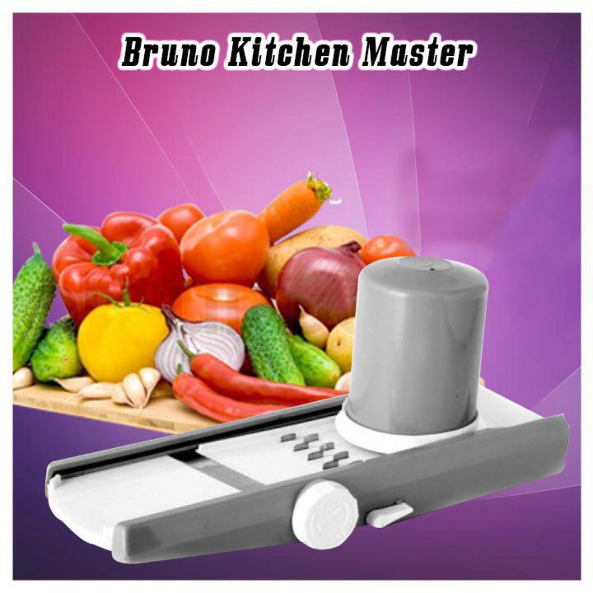 Bruno Salad Cutter Slicer Machine – Vegetable, Chips & Fruit Cutter