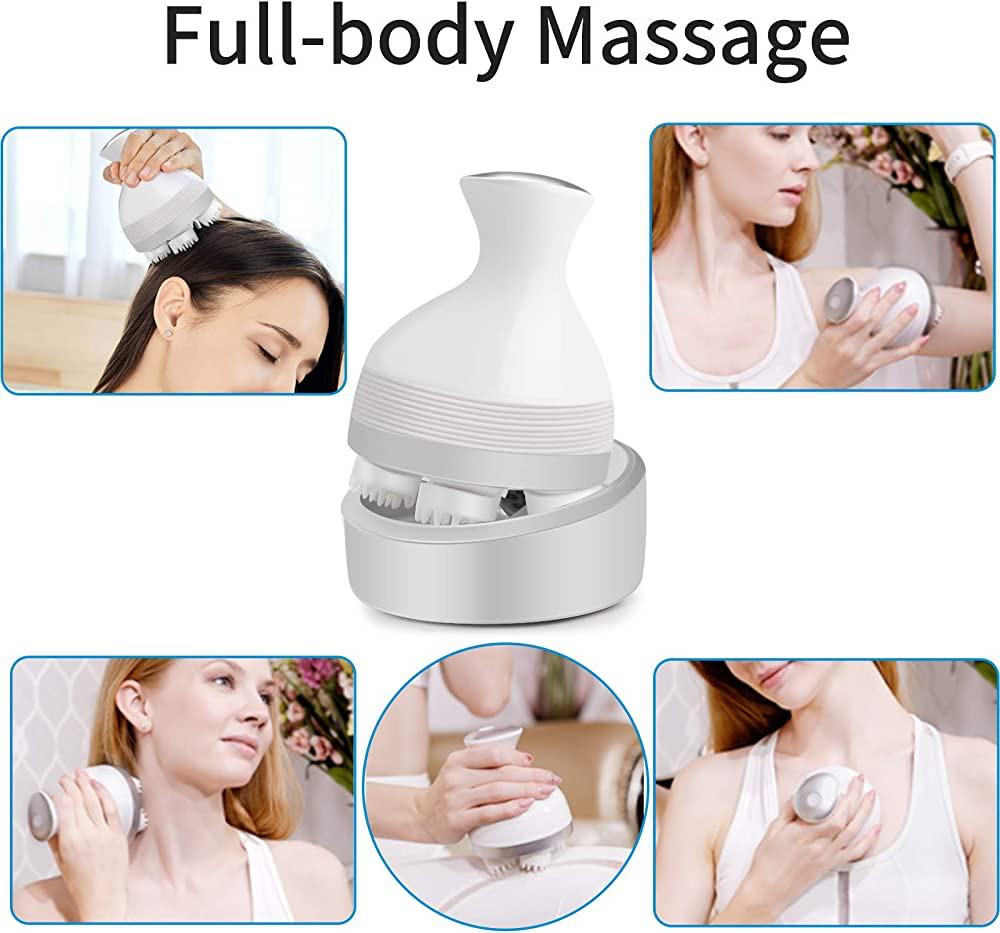 Portable Electric Head Massager - Scalp Relaxing Tool for Stress Relief and Hair Health