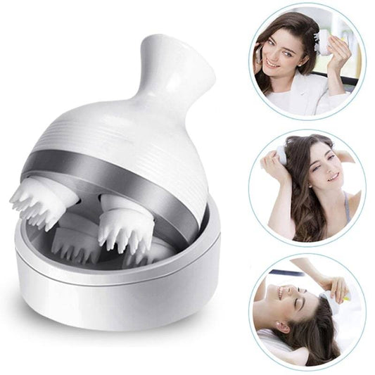 Portable Electric Head Massager - Scalp Relaxing Tool for Stress Relief and Hair Health