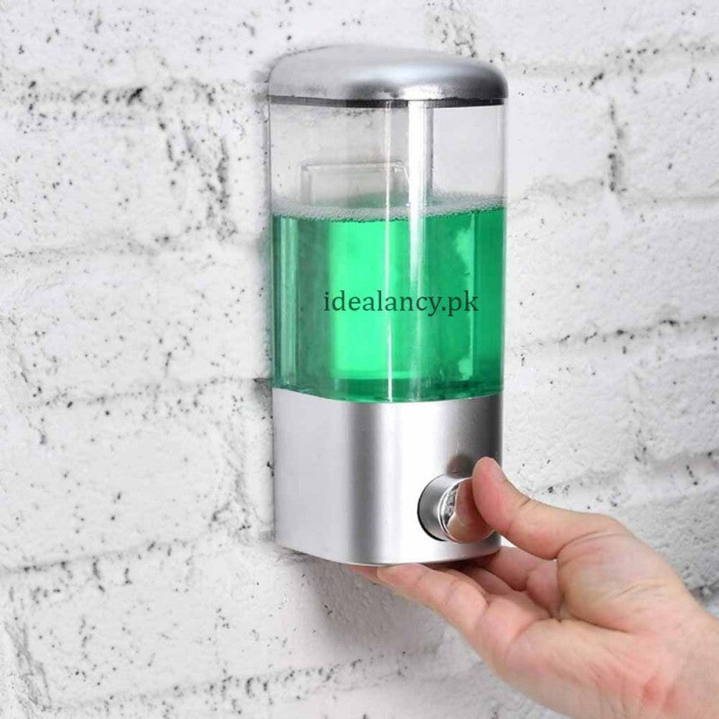 Hand-liquid-soap-dispenser-wall-mounted