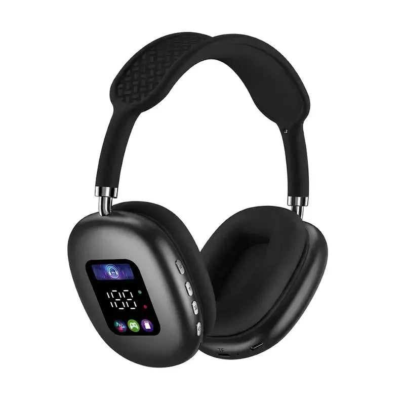 AKZ-617BT Super Bass Wireless Headphones – Foldable Bluetooth 5.3 Over-Ear Headset with Built-In Mic & High-Fidelity Stereo Sound