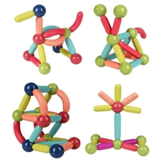 Magnetic Magic Stick 25,36,42,64 Pcs Building Set Puzzle Toy ...