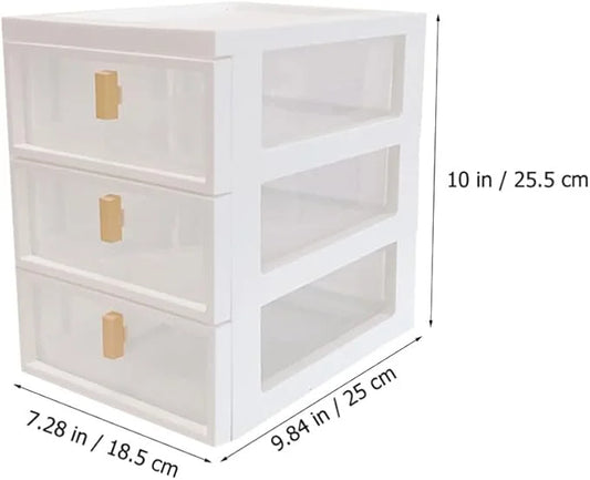 3 Layer Desktop Drawer Organizer – Mini Storage Unit for Office
