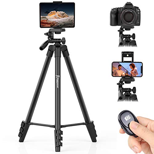 3366 ALUMINIUM TRIPOD STAND (55-INCH) WITH MOBILE PHONE HOLDER