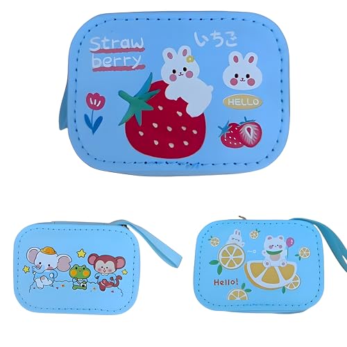 Cute Kids Coin Pouch with Zipper for Girls