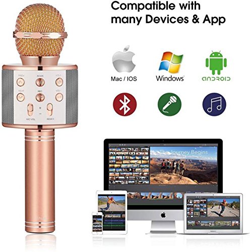 Handheld WS-858 Wireless 3-in-1 Bluetooth Portable Karaoke ...