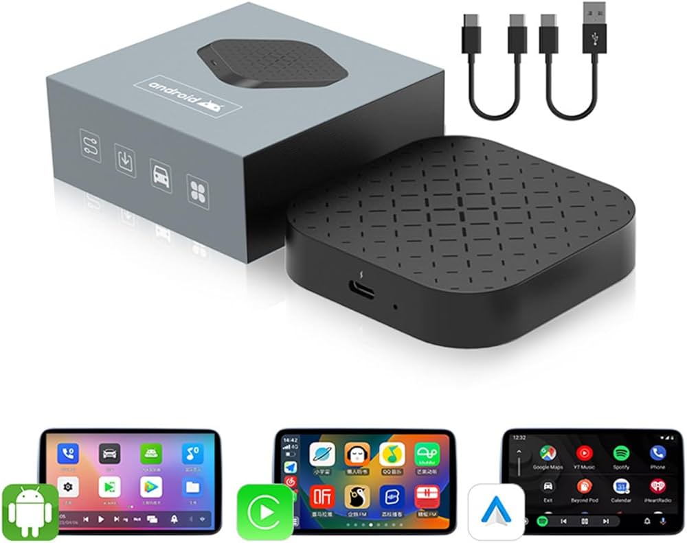 CARLINKIT T-BOX 2+16GB APPLE & ANDROID 11.0 WIRELESS CARPLAY AI BOX
