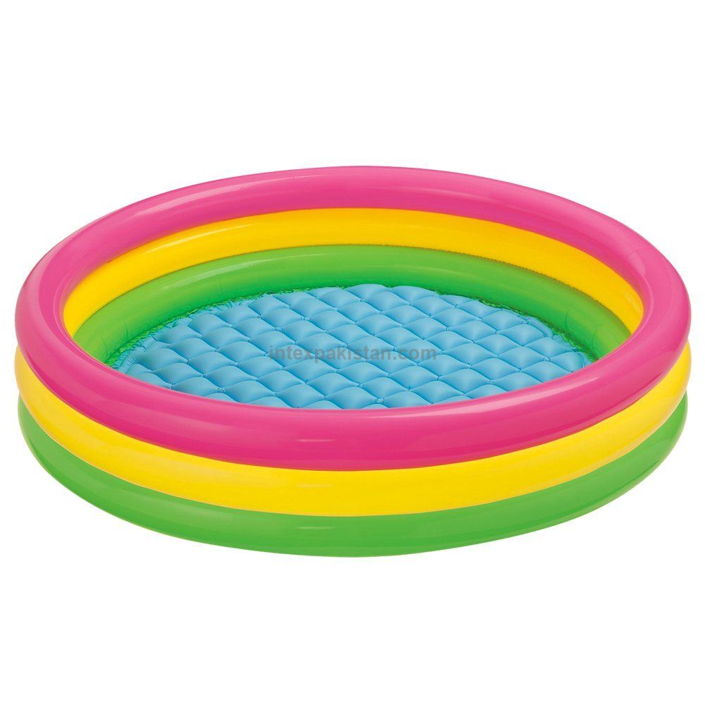 Sunset Glow Rainbow Inflatable Swimming Pool 45" x 10" (57412)