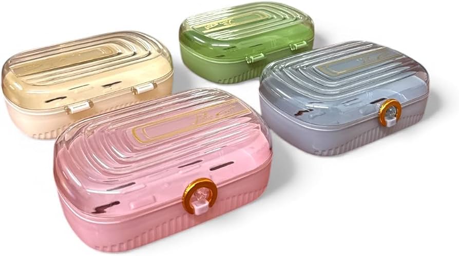 Portable Travel Soap Case with Lid – Waterproof Storage Box