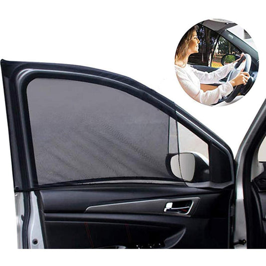 Universal Car Curtains | Slide-Able Shades | Sun Shades 4pcs set