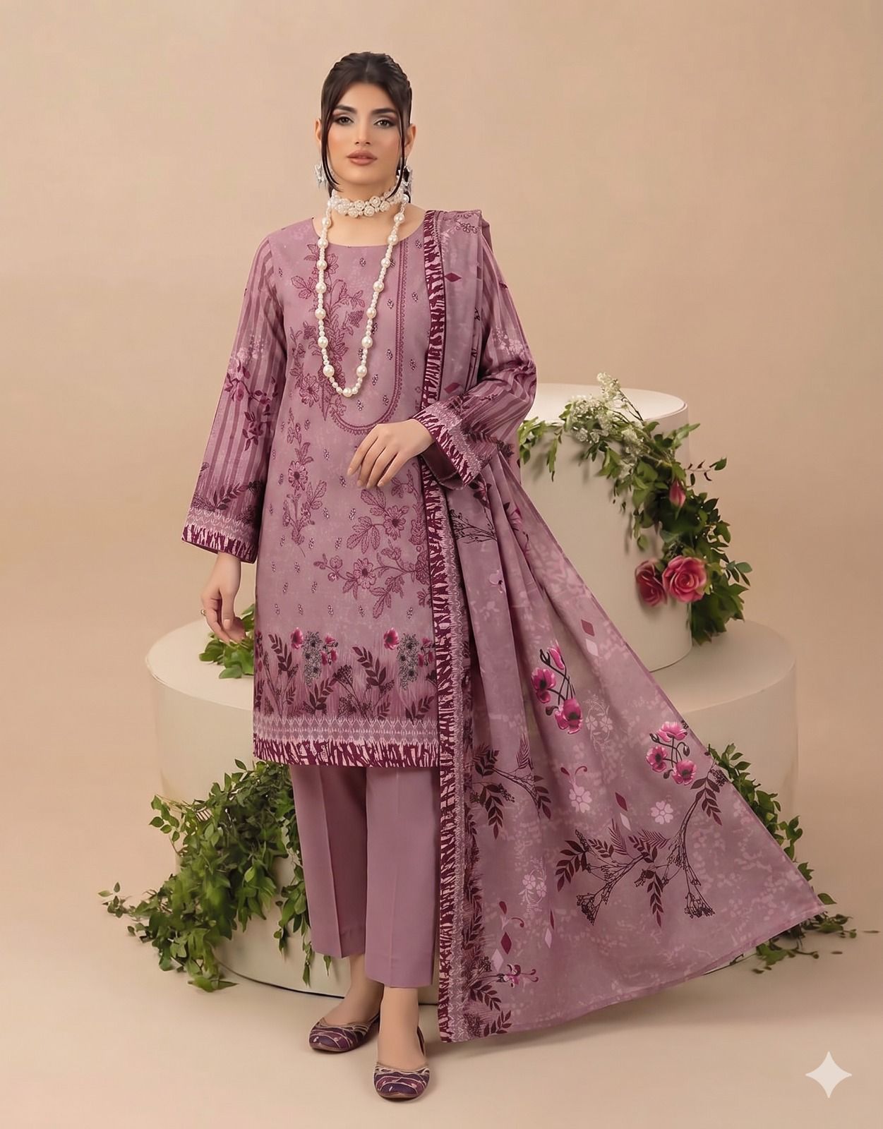 Maria.B Luxury LaMARIA B LUXURY DIGITAL PRINT 90/88  EMBROIDERY VOLUMEwn Collection 2026