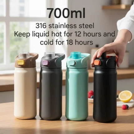 700ml 316 Stainless Steel Insulated Water Bottle – Vacuum Flask