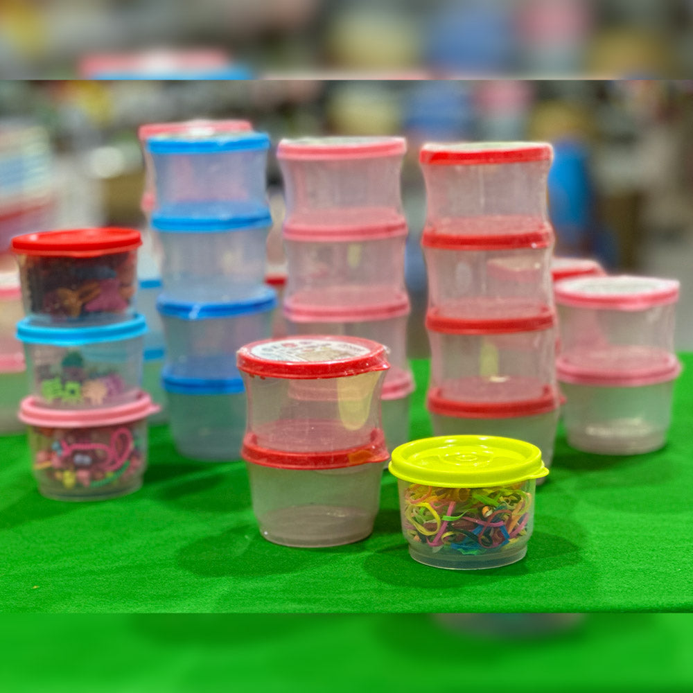 Mini Storage Container for Lunch Box Sauce & Jewelry – 200ml (12 piece)