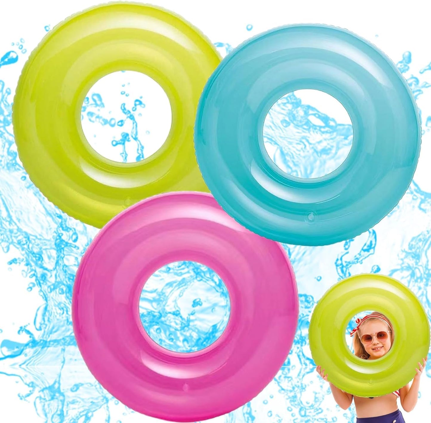 Intex 30in Transparent Tubes 59260