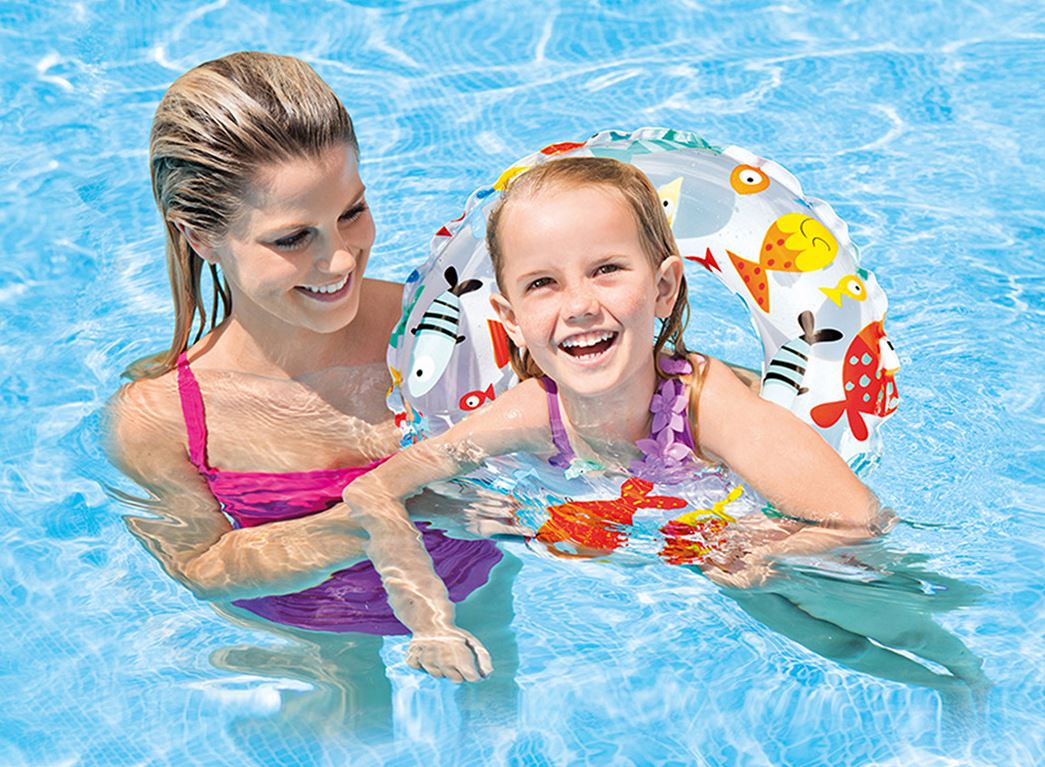 Intex 20in Lively Print Swim Rings IT 59230NP 2 pcs pack