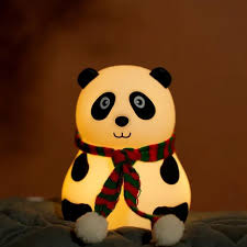 Cute Silicone Panda Lamp Color Changing Night Light