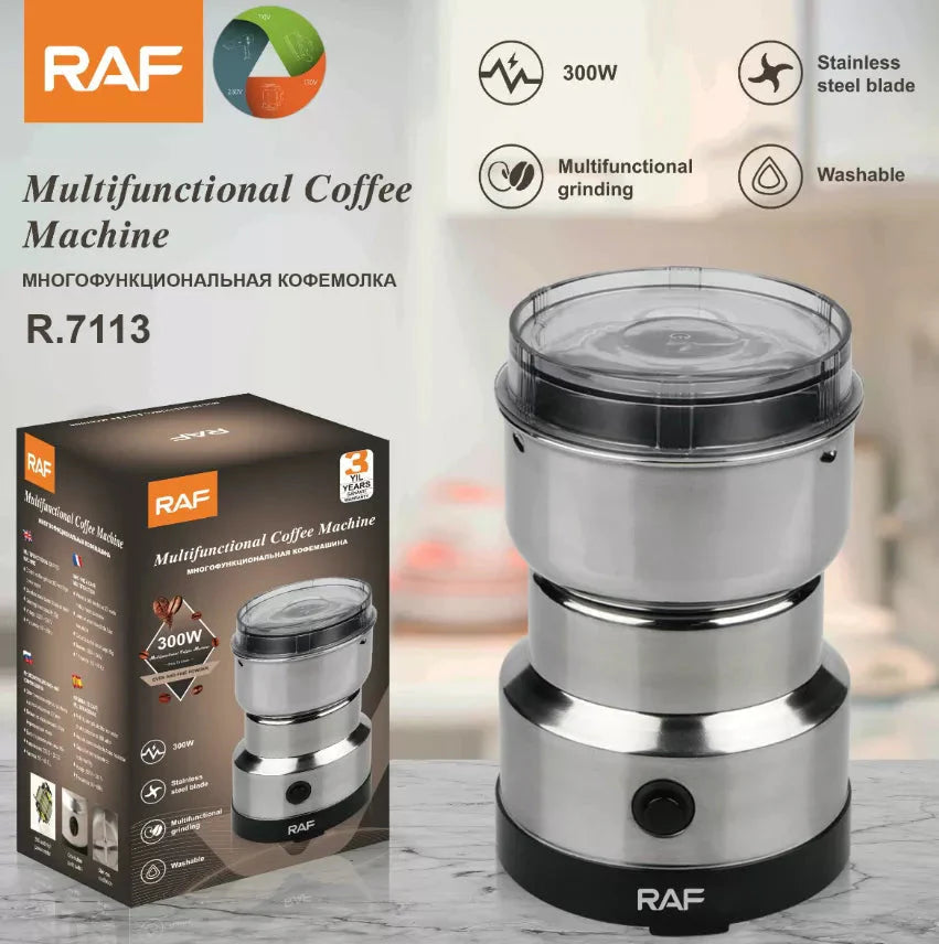 RAF R-7114 Professional Electric Coffee & Spices Grinder