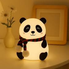 Cute Silicone Panda Lamp Color Changing Night Light