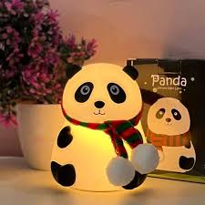 Cute Silicone Panda Lamp Color Changing Night Light