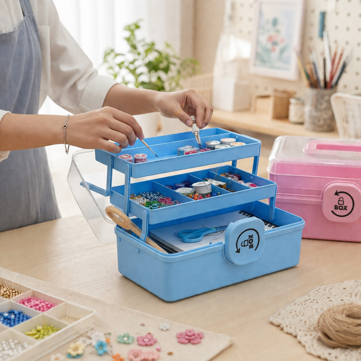 3 Layers Multipurpose Storage Box | Cosmetics Box | Medicine Box | Accessory Box