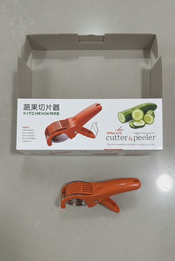 Premium Multi-Functional Vegetable Cutter & Peeler – Heavy-Duty Stainless Steel Multi-Blade Slicer for Fruits, Vegetables & Leafy Greens | Fast, Safe & Effortless Kitchen Tool