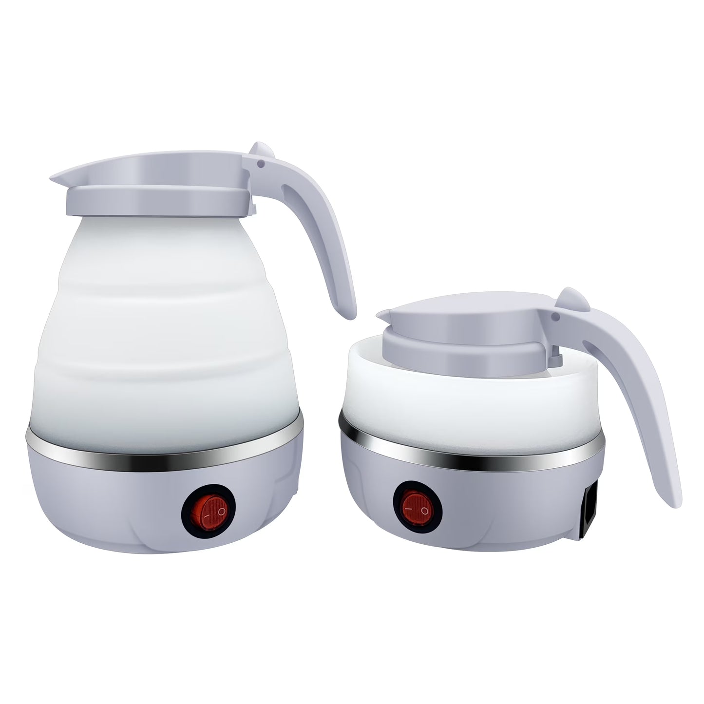 RAF 600ml Foldable Electric Travel Kettle – 1500W Portable & Fast-Boiling Water Heater for Home, Office, and Travel