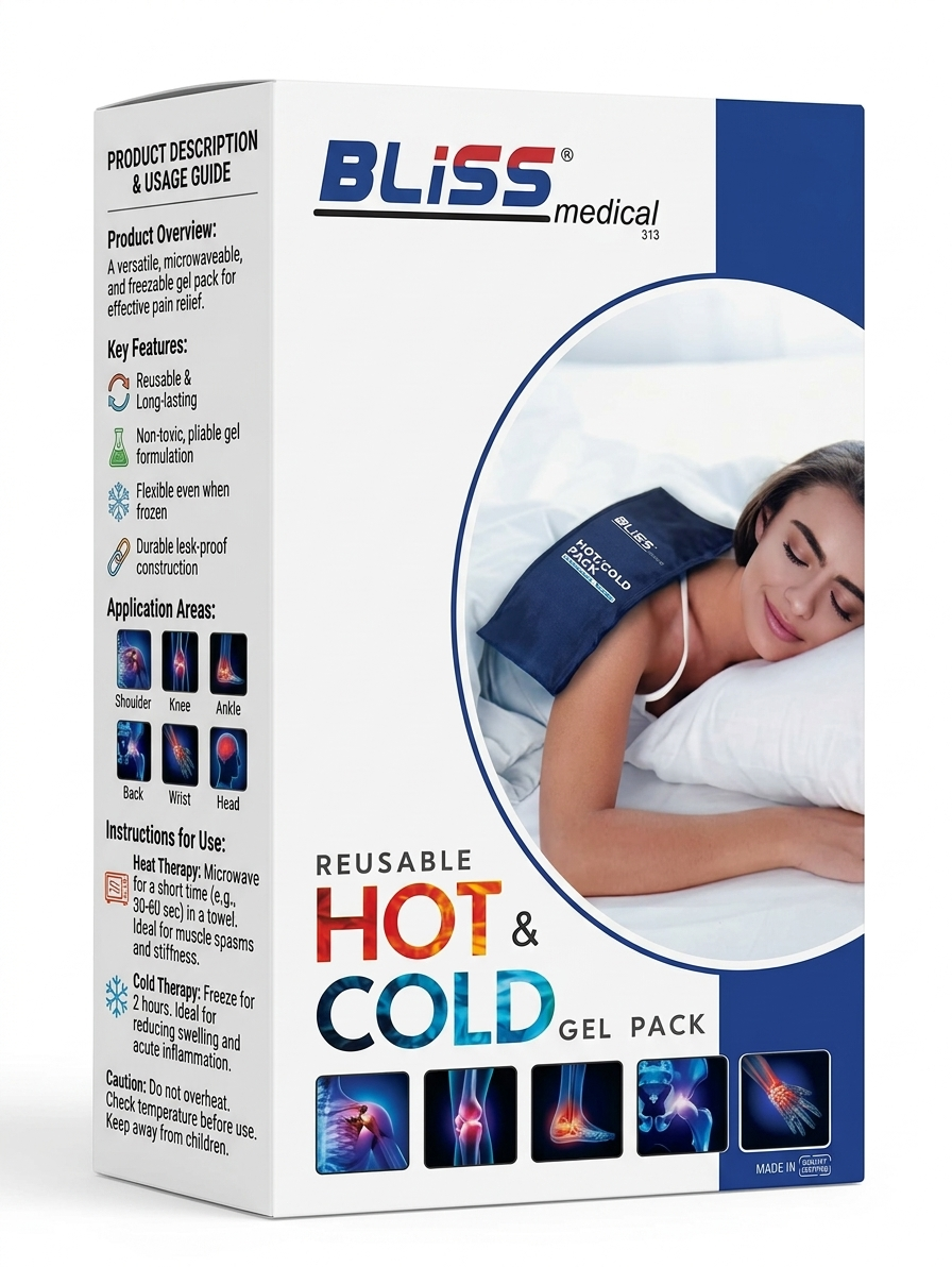 Bliss Hot and Cold Pack - Microwaveable-Reuseable - Ice Gel ...