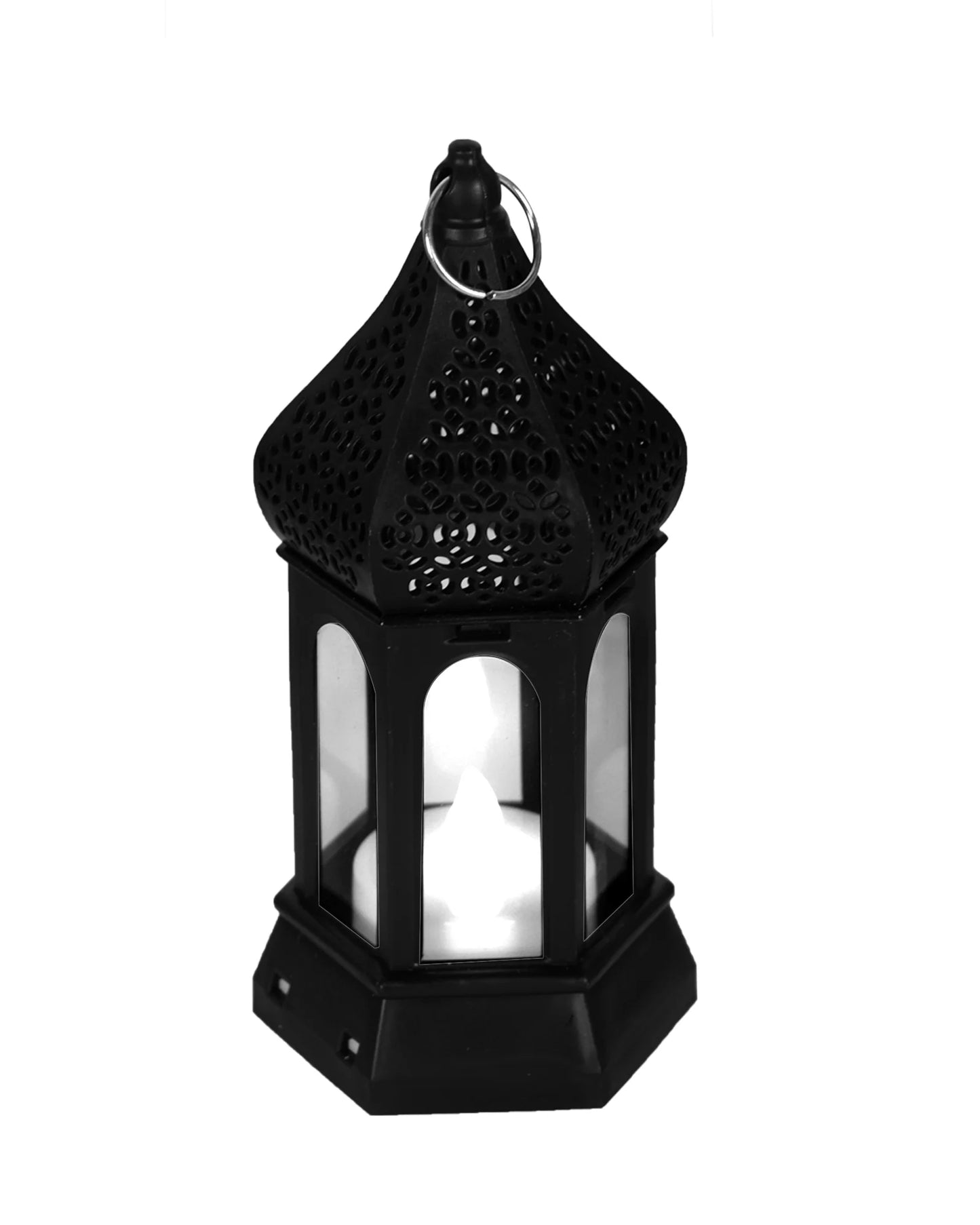 2 pcs Flameless and Smokeless Acrylic Antique LED Lantern ...