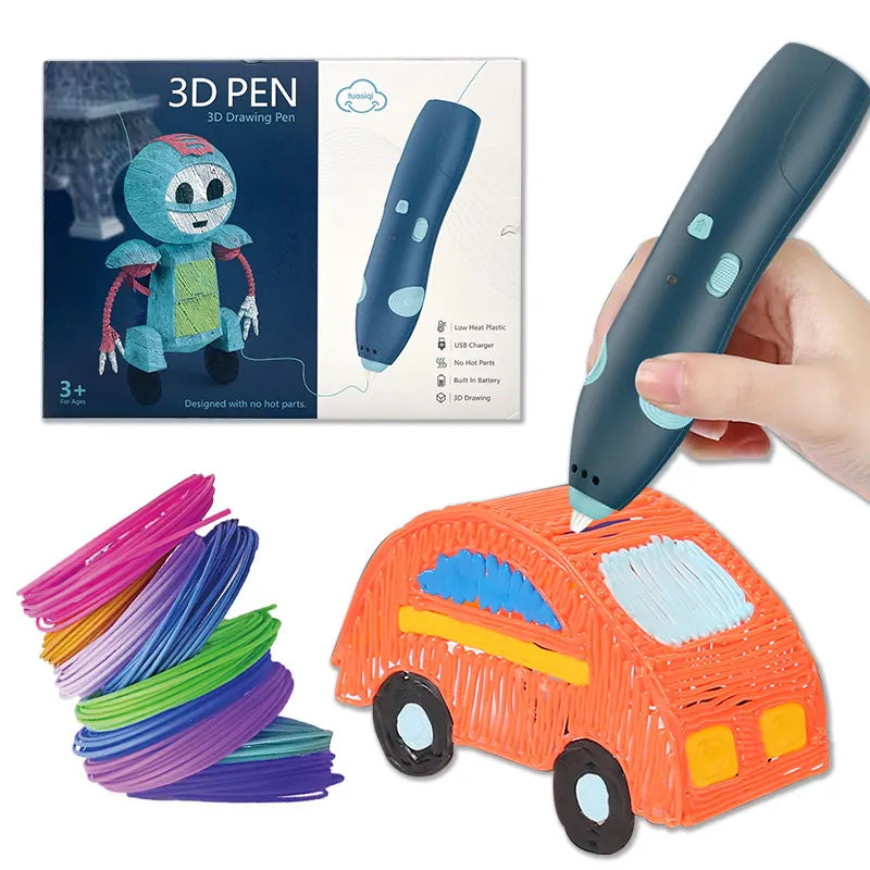3D Pen for 3D Printing Drawing Pen USB 3D pen plus with safe ...