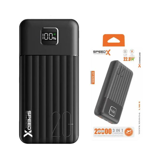 SPEEDX SP-S188L 3IN1 (22.5W) 10000MAH FAST CHARGING POWER BANK
