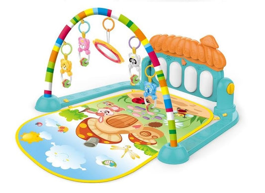 Huanger – 3 In 1 Newborn Baby Play Gym Piano Fitness Rack ...