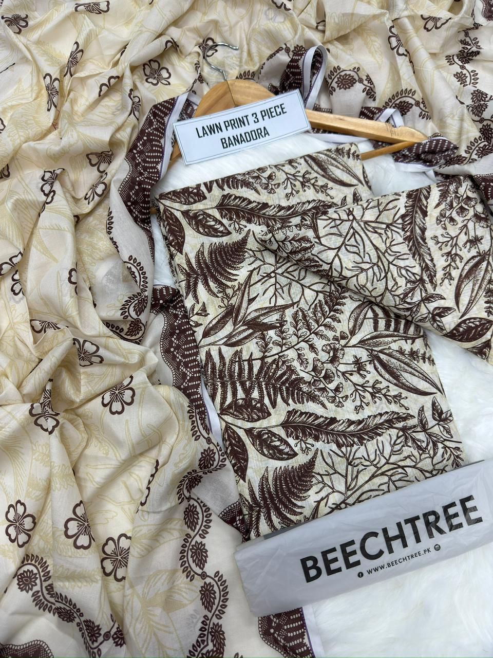 AIRJET BANDORIA LAWN DIGITAL PRINT 3Pc Vol code : 5013