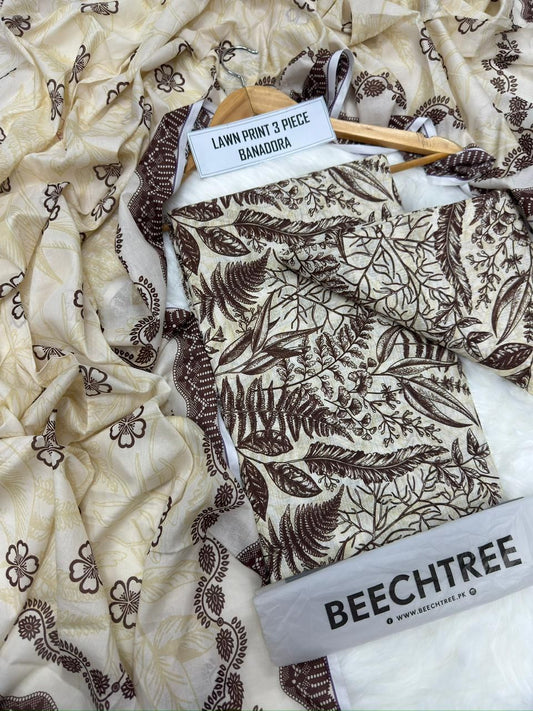 AIRJET BANDORIA LAWN DIGITAL PRINT 3Pc Vol code : 5013