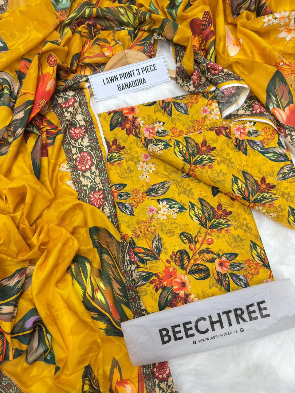 AIRJET BANDORIA LAWN DIGITAL PRINT 3Pc Vol code : 5013